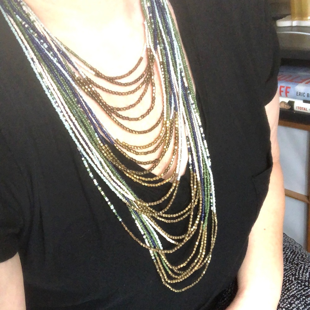 Multi-colored Charming Charlie Multi-Strand necklace